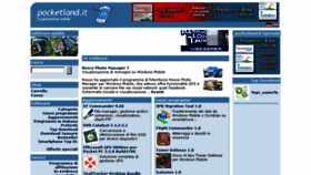 What Pocketland.it website looked like in 2014 (10 years ago)