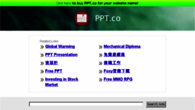 What Ppt.co website looked like in 2014 (10 years ago)