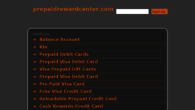 What Prepaidrewardcenter.com website looked like in 2014 (10 years ago)