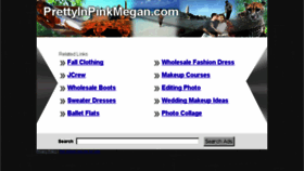 What Prettyinpinkmegan.com website looked like in 2014 (10 years ago)