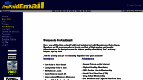 What Propaidemail.com website looked like in 2014 (10 years ago)