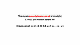 What Propertylocators.co.uk website looked like in 2014 (10 years ago)