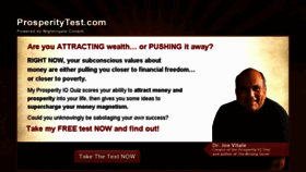 What Prosperityiqtest.com website looked like in 2014 (10 years ago)