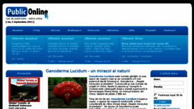 What Publiconline.ro website looked like in 2014 (10 years ago)