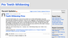 What Proteethwhiteningworld.com website looked like in 2014 (10 years ago)