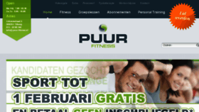 What Puur-fitness.nl website looked like in 2014 (10 years ago)