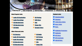 What Pr3directory.com website looked like in 2014 (10 years ago)
