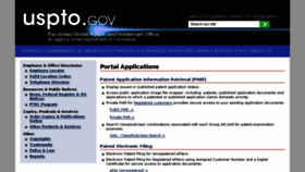 What Portal.uspto.gov website looked like in 2014 (10 years ago)