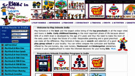 What Play-schools.in website looked like in 2014 (10 years ago)