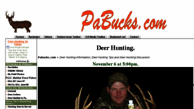 What Pabucks.com website looked like in 2014 (10 years ago)