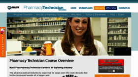 What Pharmacytrainingonline.com website looked like in 2014 (10 years ago)