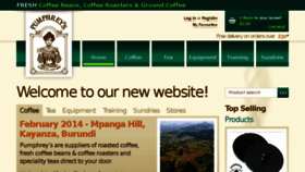 What Pumphreys-coffee.co.uk website looked like in 2014 (10 years ago)