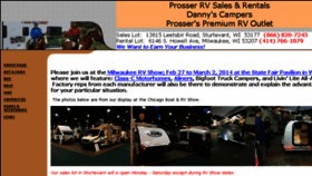 What Prosserrv.com website looked like in 2014 (10 years ago)