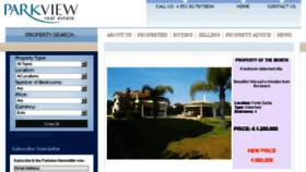 What Parkview.pt website looked like in 2014 (10 years ago)