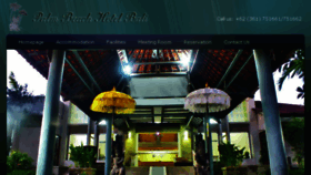 What Palmbeachhotelbali.com website looked like in 2014 (10 years ago)