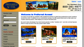 What Preferred-access.com website looked like in 2014 (10 years ago)