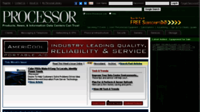 What Processor.com website looked like in 2014 (10 years ago)