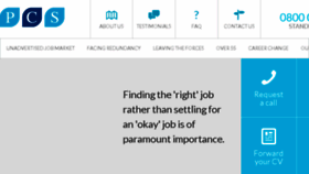 What Personalcareersolutions.co.uk website looked like in 2014 (10 years ago)