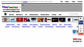 What Pinoytambayantv.net website looked like in 2014 (10 years ago)