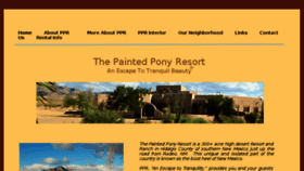 What Paintedponyresort.com website looked like in 2014 (10 years ago)