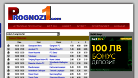 What Prognozi1.com website looked like in 2014 (10 years ago)