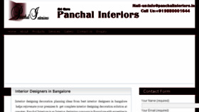 What Panchalinteriors.in website looked like in 2014 (10 years ago)