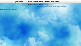 What Pefelie.net website looked like in 2014 (10 years ago)