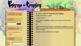 What Palermoincosplay.net website looked like in 2014 (10 years ago)