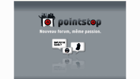 What Pointstop.fr website looked like in 2014 (10 years ago)