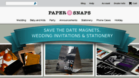 What Papersnaps.com website looked like in 2014 (10 years ago)