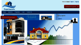 What Propertiestraffic.com website looked like in 2014 (10 years ago)