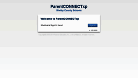 What Parentconnect.scsk12.org website looked like in 2014 (10 years ago)