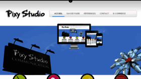 What Pixy-studio.com website looked like in 2014 (10 years ago)