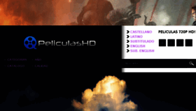 What Peliculashd.es website looked like in 2014 (10 years ago)
