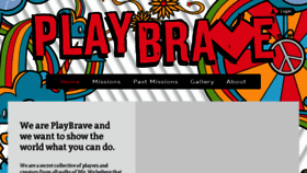 What Playbrave.org website looked like in 2014 (11 years ago)
