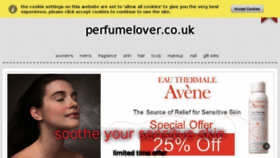 What Perfumelover.co.uk website looked like in 2014 (10 years ago)