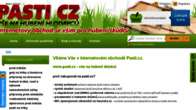 What Pasti.cz website looked like in 2014 (10 years ago)