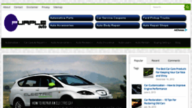 What Purpleauto.com website looked like in 2014 (10 years ago)