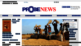 What Probenews.com website looked like in 2014 (10 years ago)