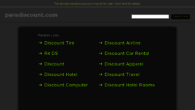 What Paradiscount.com website looked like in 2014 (10 years ago)