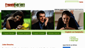 What Prepaidkarten.net website looked like in 2014 (10 years ago)