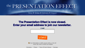 What Presentationeffect.com website looked like in 2014 (10 years ago)