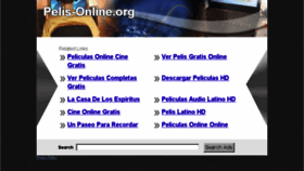 What Pelis-online.org website looked like in 2014 (10 years ago)