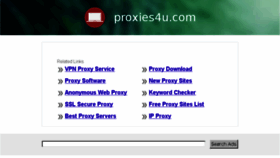 What Proxies4u.com website looked like in 2014 (10 years ago)