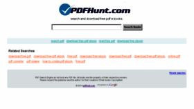 What Pdfhunt.com website looked like in 2014 (10 years ago)