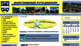 What Putzleinsdorf.at website looked like in 2014 (10 years ago)