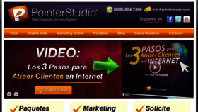 What Pointerstudio.com website looked like in 2014 (10 years ago)