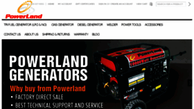 What Powerlandonline.com website looked like in 2014 (9 years ago)