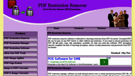 What Pdf-restrictionremover.com website looked like in 2014 (9 years ago)