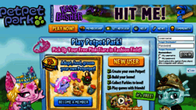 What Petpetpark.com website looked like in 2014 (9 years ago)
